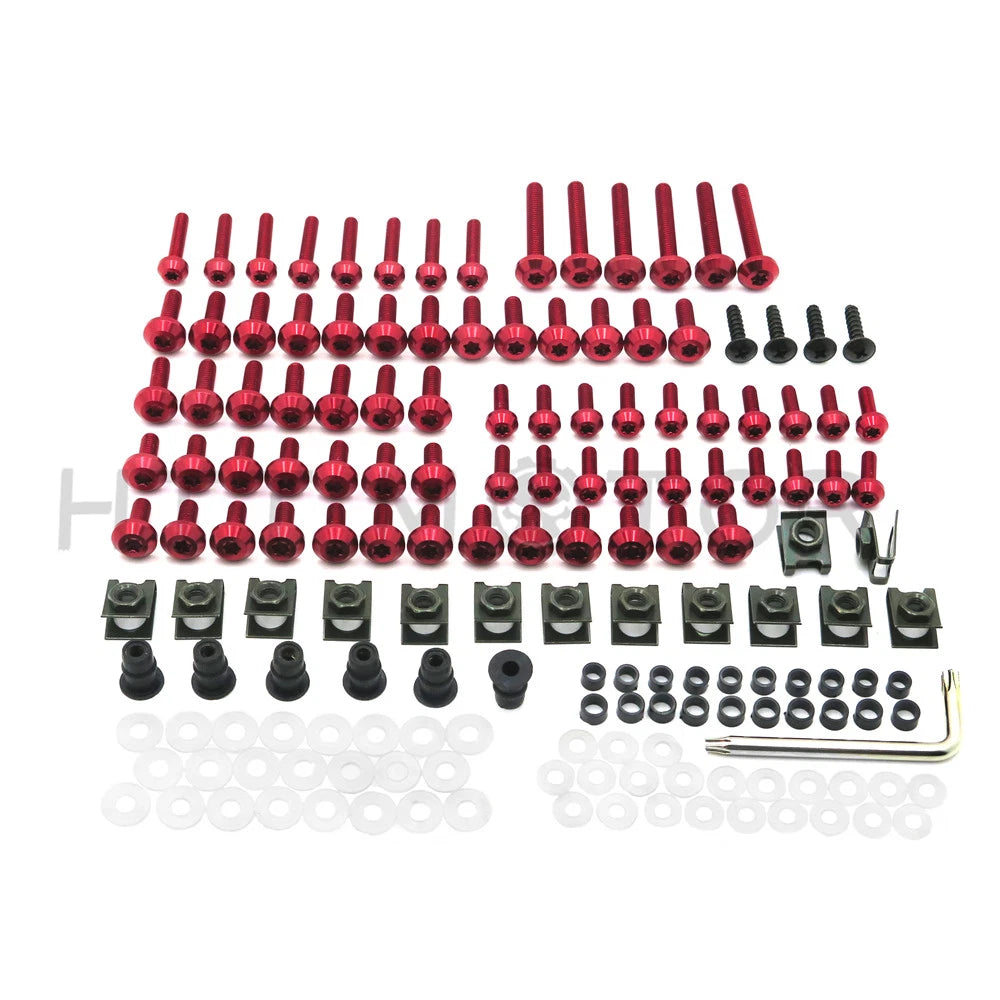 Complete Fairing Fasteners Bolt Kit for Honda CBR 600F4i (2001–2007)