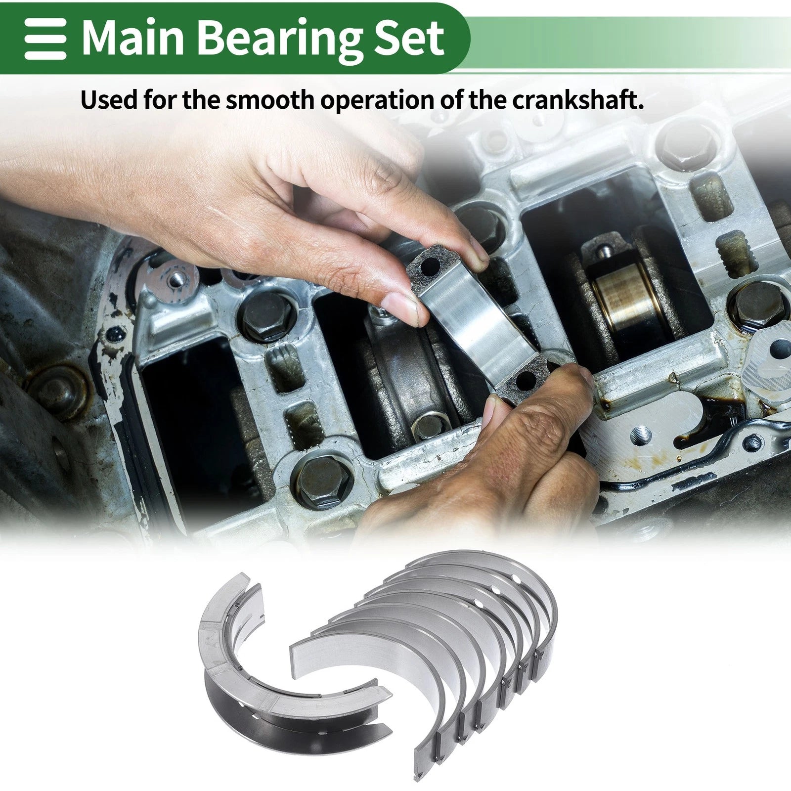 Main Bearing Set No.12648786 for Chevrolet Equinox (2005–2009)