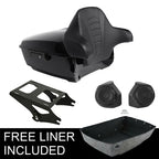 Trunk Luggage Rack Backrest Speakers for Harley Touring (2014–2026)