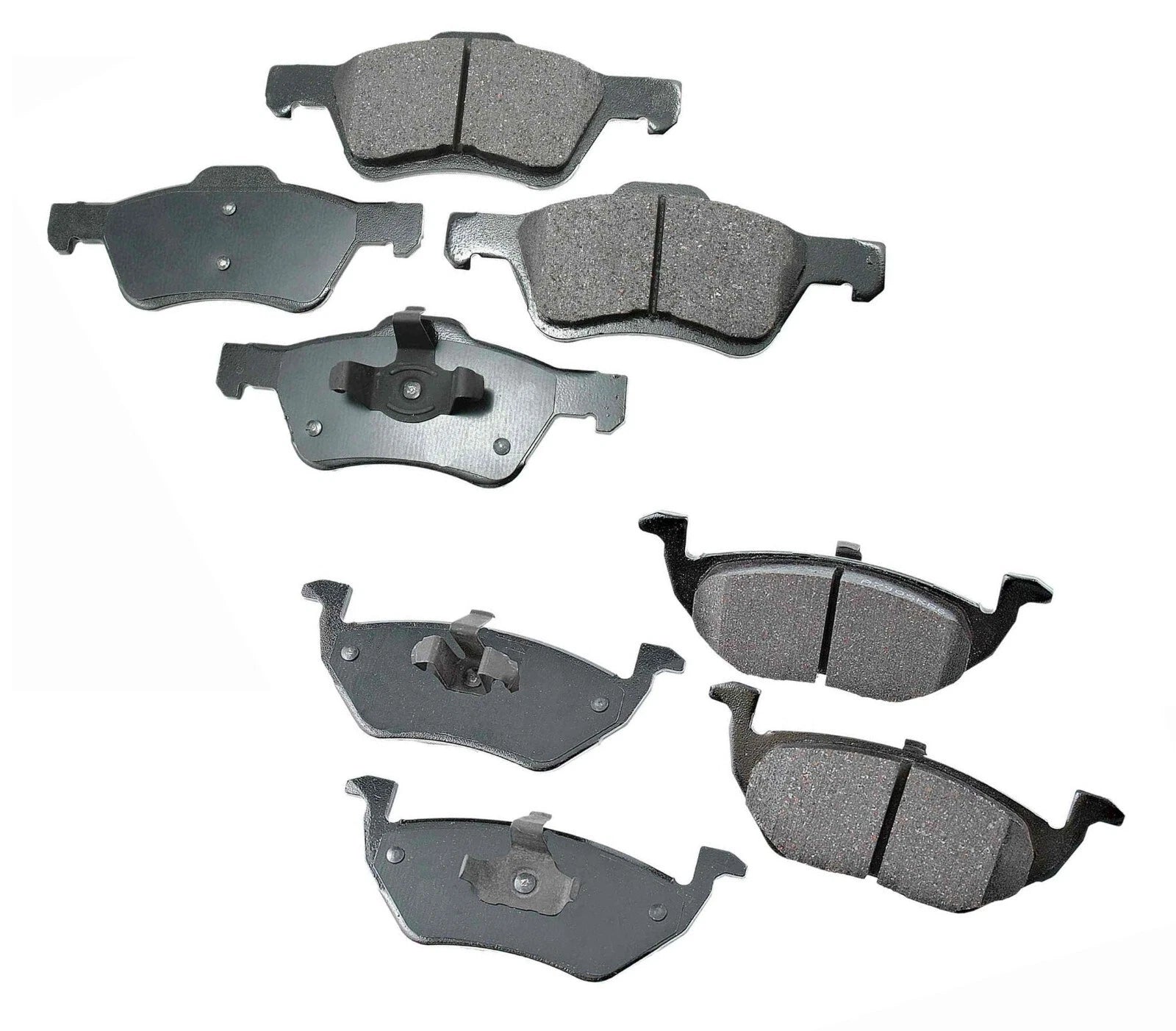 Set of 4 Akebono ProACT Ceramic Brake Pads for Ford Mazda Mercury