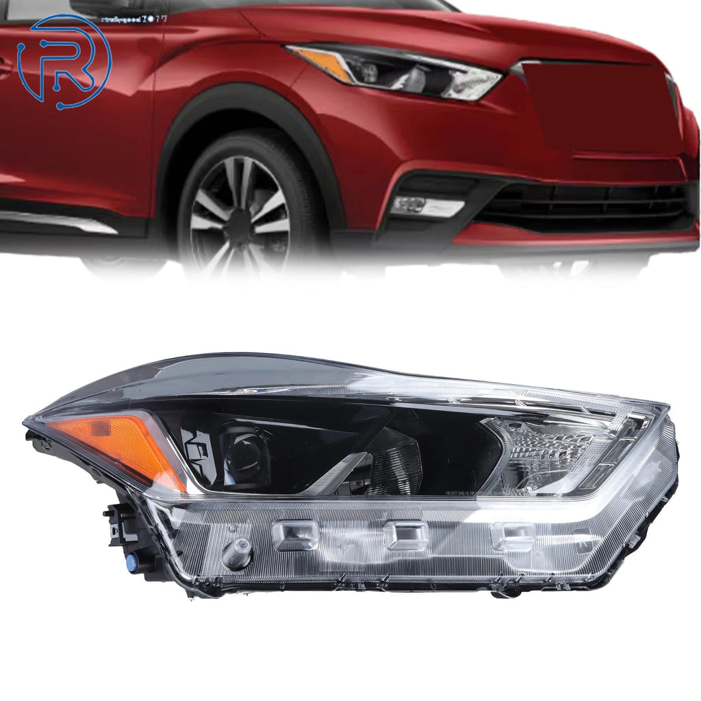 Right Side Halogen Clear Lens Headlight Assembly for Nissan Kicks (2018–2020)