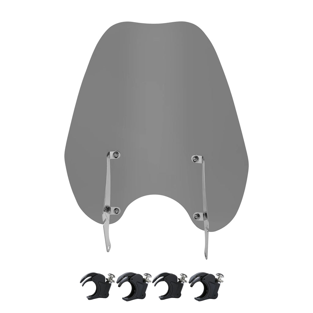 Windshield Windscreen & 41mm Quick Release Clamps for Harley Softail FXST (1988–2013)