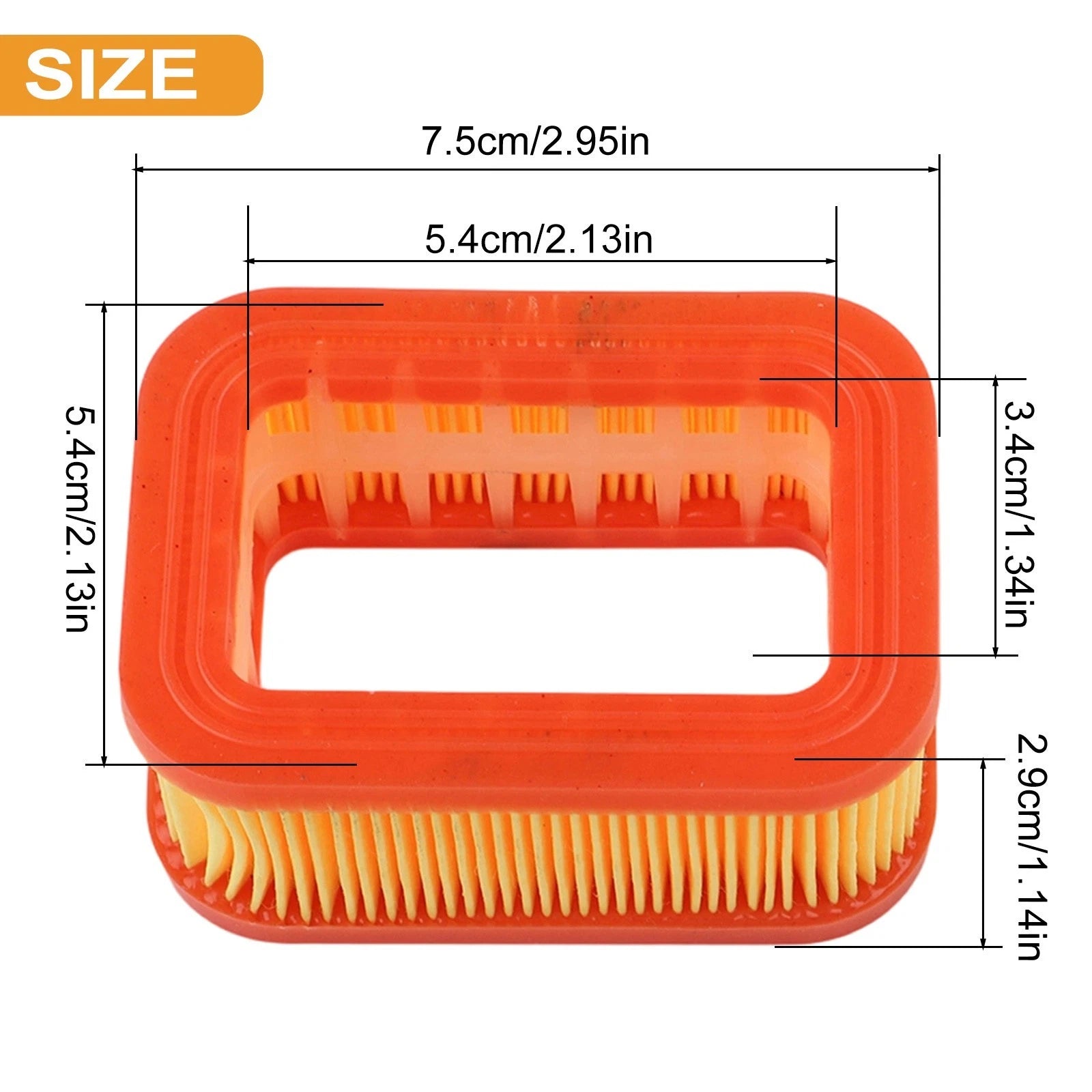 Air Filter Set for Chainsaw Brushcutter Lawn Mower