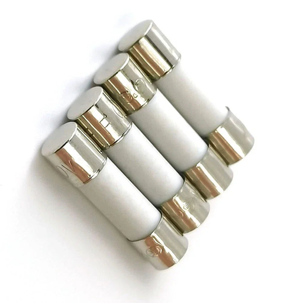 4 x 15A Ceramic Fuse Tubes 6x30mm for Microwave Oven Circuit Protection