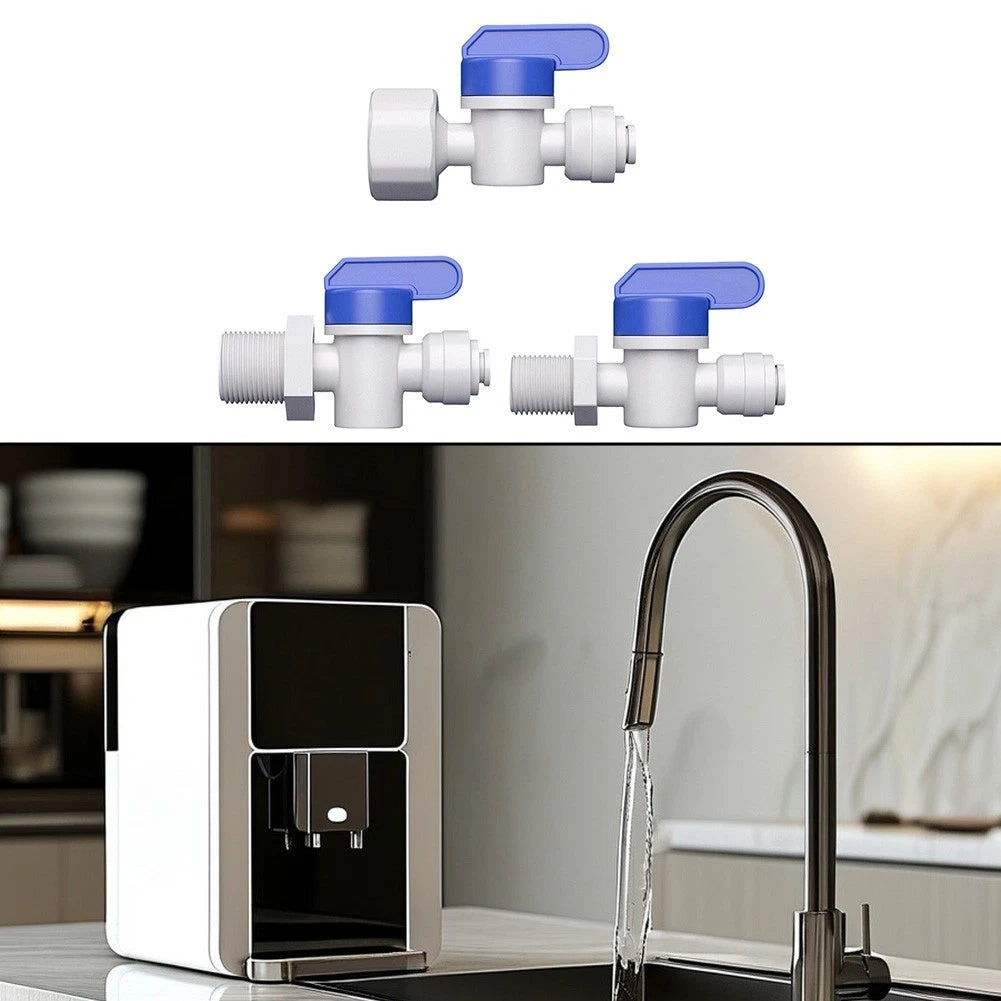 Water Filter Fitting with Manual Ball Valve for Backwash Operation