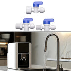 Water Filter Fitting with Manual Ball Valve for Backwash Operation