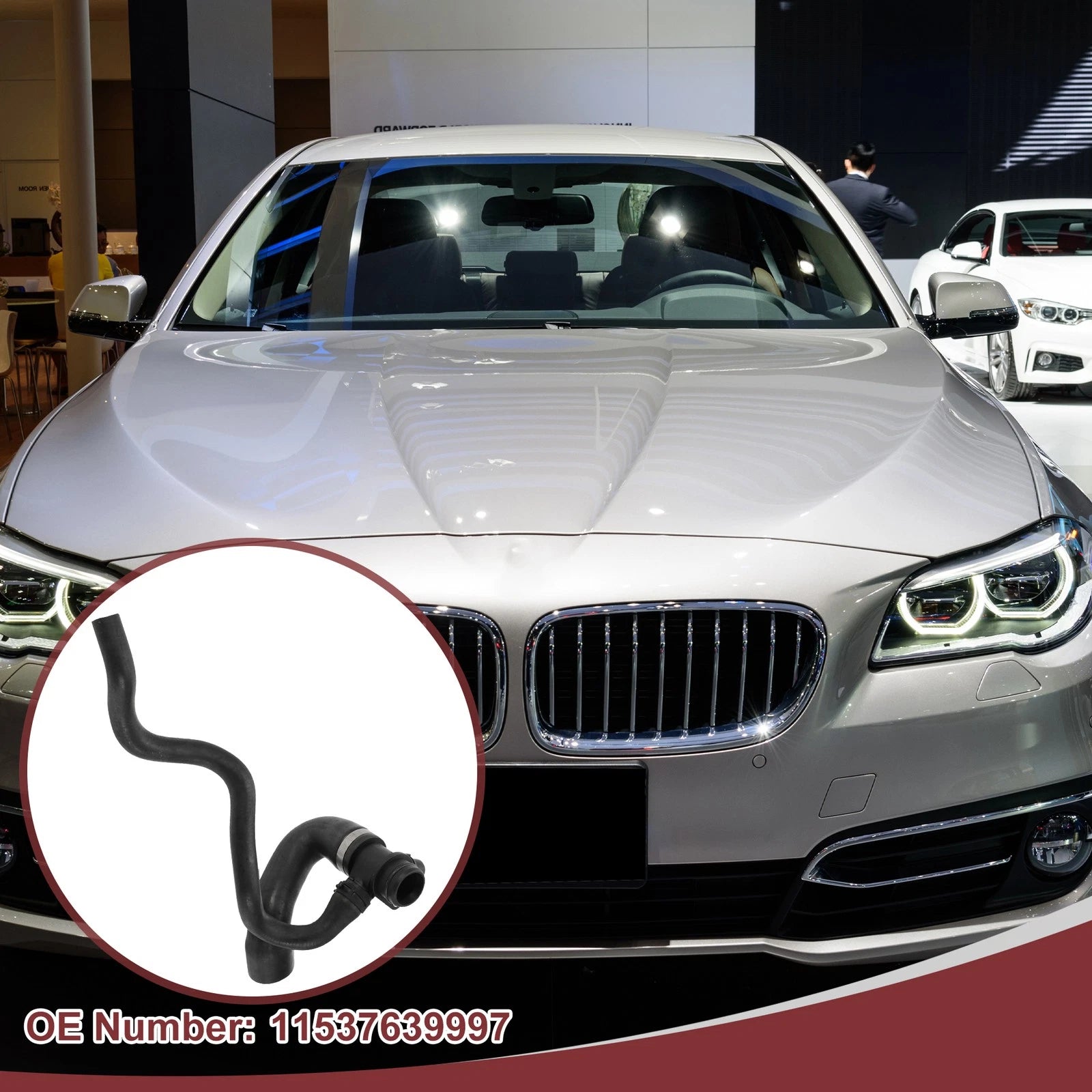 Radiator Coolant Hose for BMW 328i 428i (2012–2016) No. 11537639997