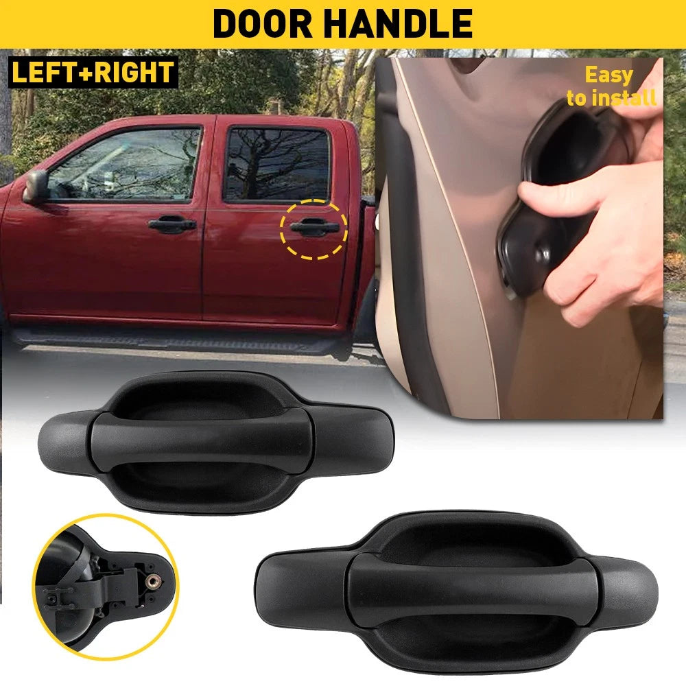 Exterior Rear Door Handle Set for Chevrolet Colorado GMC Canyon (2004–2012)