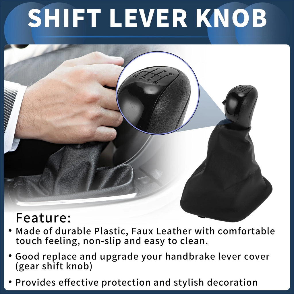 6 Speed Gear Shifter Knob with Cover for Mercedes Benz Sprinter W906 (2006–2018)