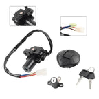 Ignition Switch, Fuel Gas Cap, Seat Lock Key for Yamaha XT660R XT660X (04-14)