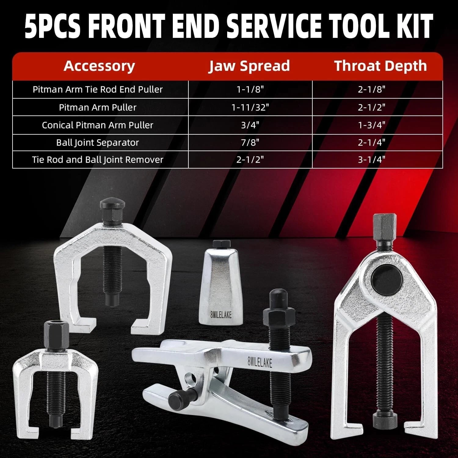 6PCS Front End Service Tool Kit for