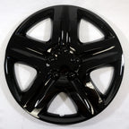 Wheel Cover Hubcaps Gloss Black 5 Spoke Set for Toyota (2007–2016)