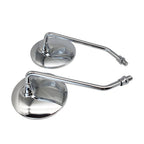 2X M8 Mirrors for Honda ST50 ST70 CL70 CT90 CL90 S90 CB100 CL100 CB125 (1970–1980)