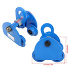 1 Ton Steel Push Beam Trolley for Manual Use