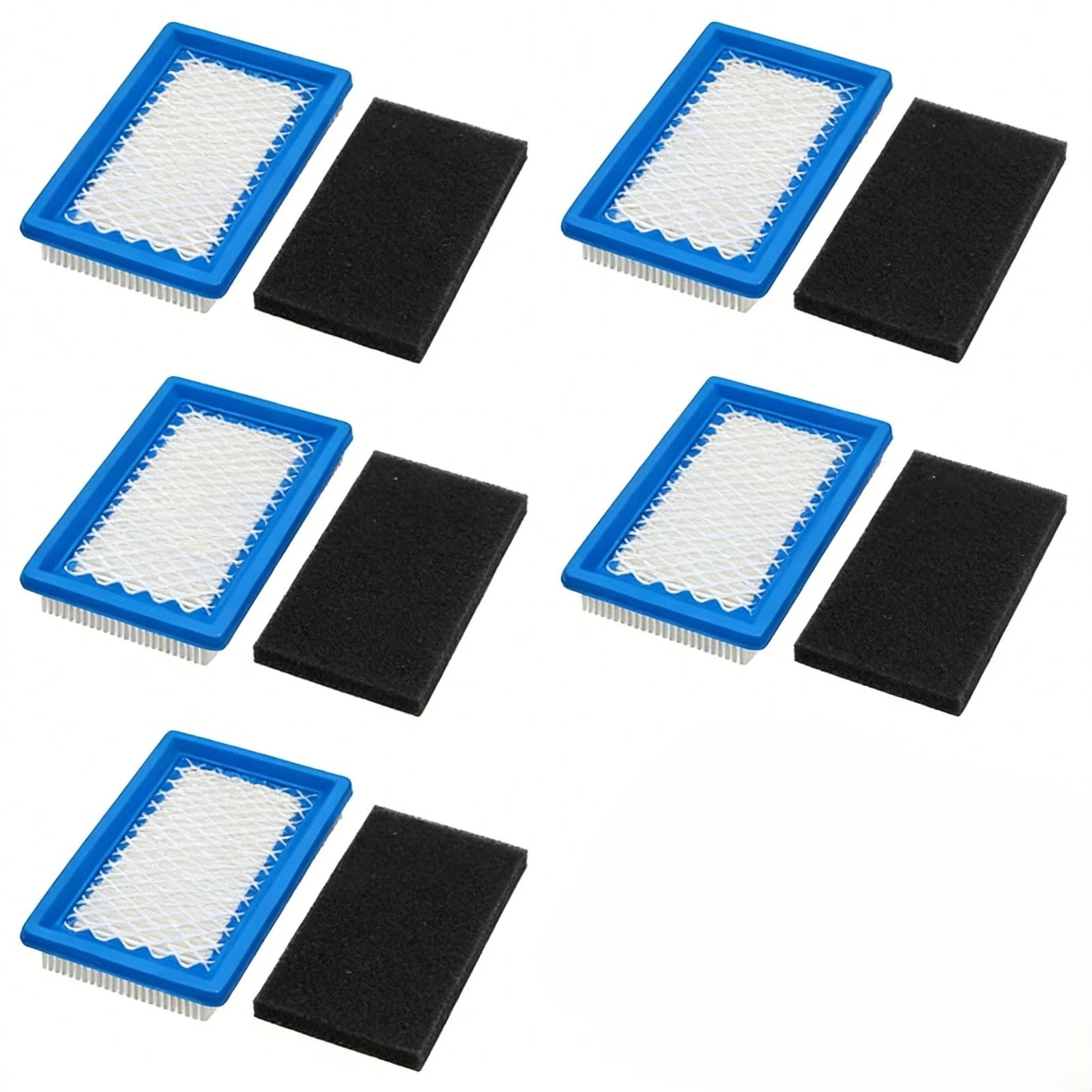 5 Pack Air Filters for Honda GXV140 HR Series (2000–2023)