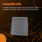 Aluminum Engine Radiator for BMW X3 2.5i 3.0i (2004–2006) CU2771 60803A