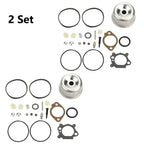 Set of 2 Carburetor Float Bowl Repair Kit for B&S 498260 492495 796611 493640