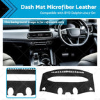 Dash Mat for BYD Dolphin (2023–Present) Non-Slip Microfiber Leather