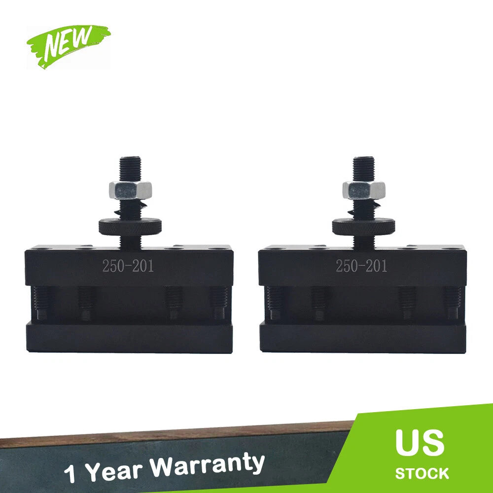 2Pcs Quick Change Lathe Tool Post Holder for BXA (250-201)