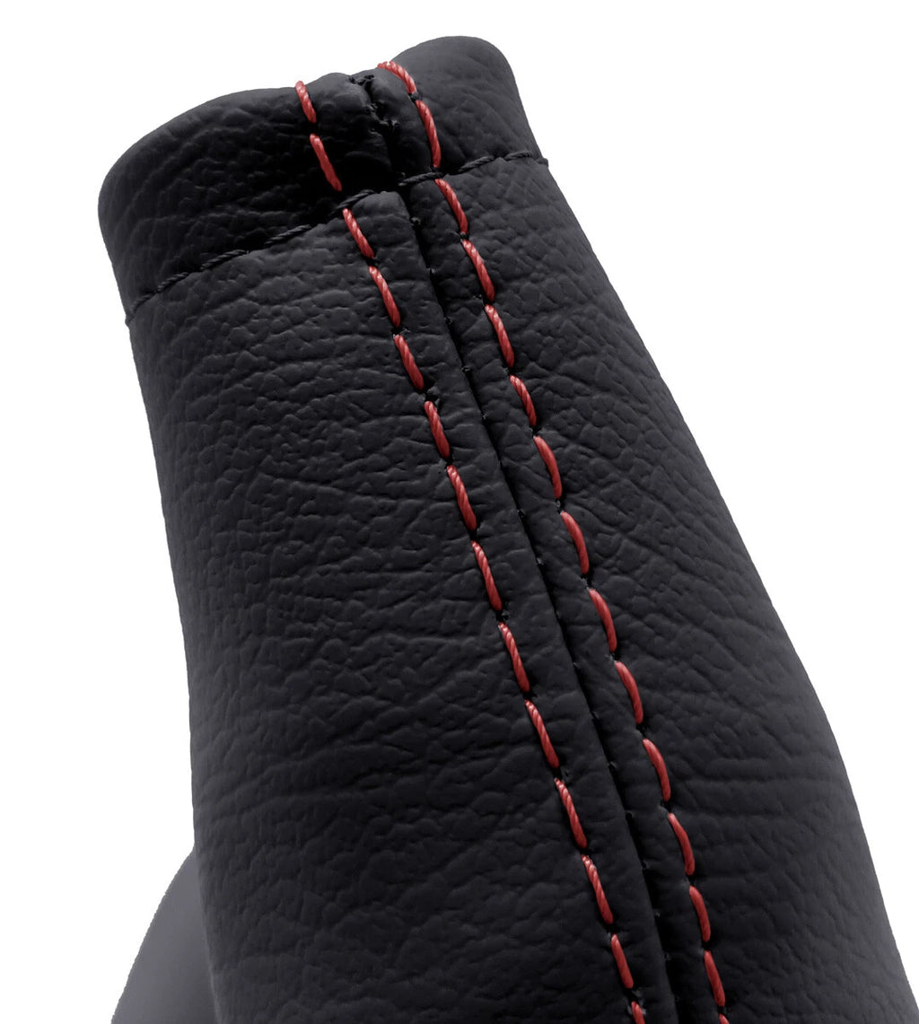 E Brake Boot Cover for Toyota Tacoma (2016–2020) Red Stitch PVC Leather