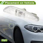 Right Side Marker Light Cover 1x for BMW 5 Series E60 (2004-2010)