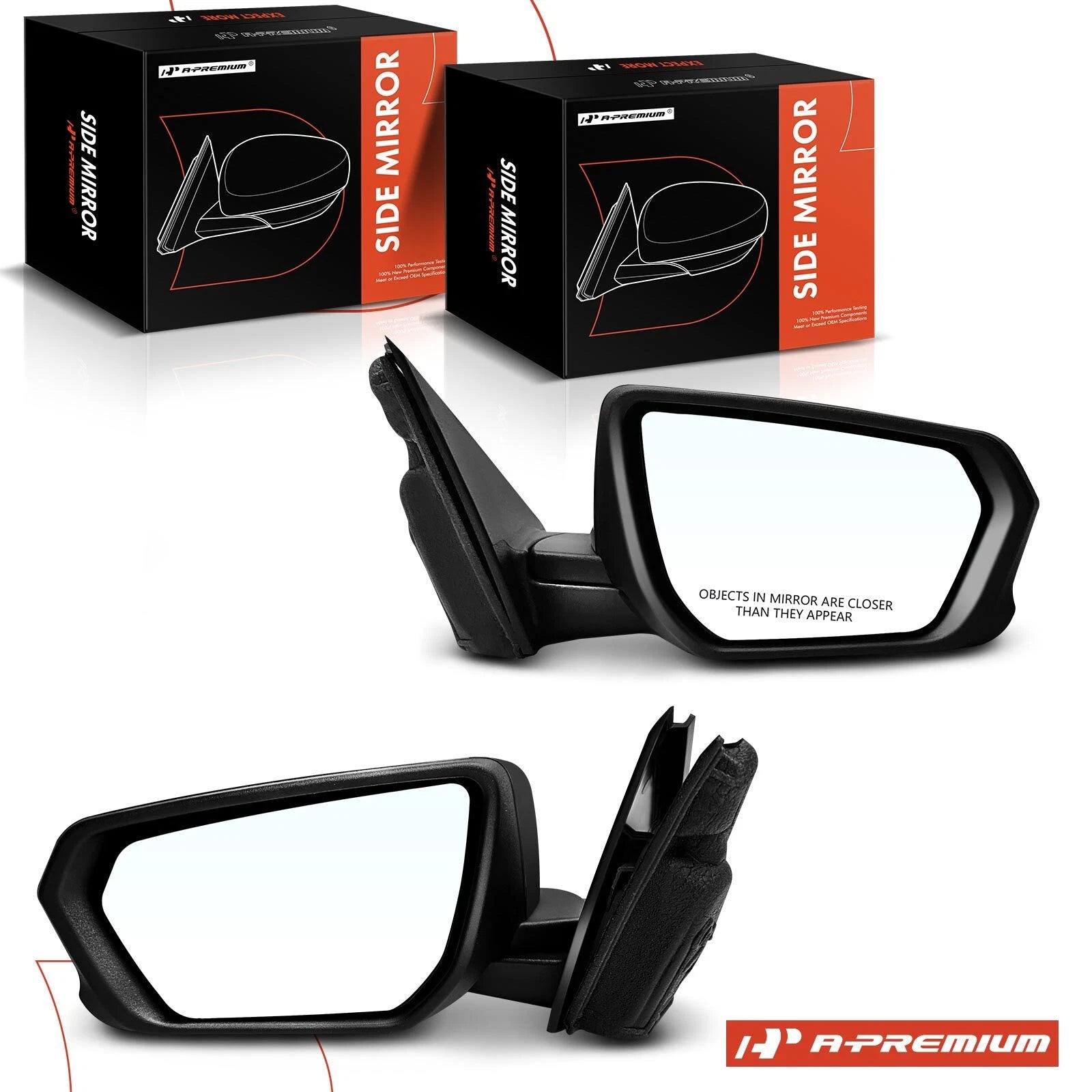 Power Mirror Pair Manual Fold Heated for Chevrolet Equinox GMC (2018â2023)