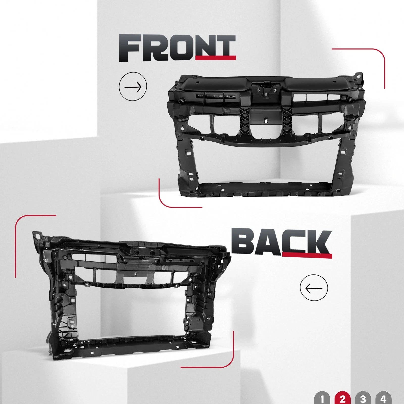 Radiator Support for VW Volkswagen Beetle Hatchback (2012–2019) 5C5805588AF