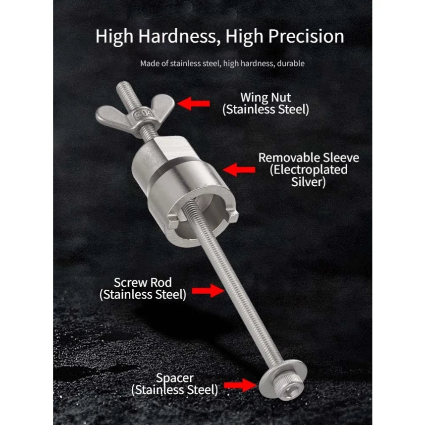 Freewheel Removal Tool for Mountain Road Bike (Nickel Plated)