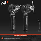 2X Front Outer Tie Rod Ends for Honda Fit (2007-2008)