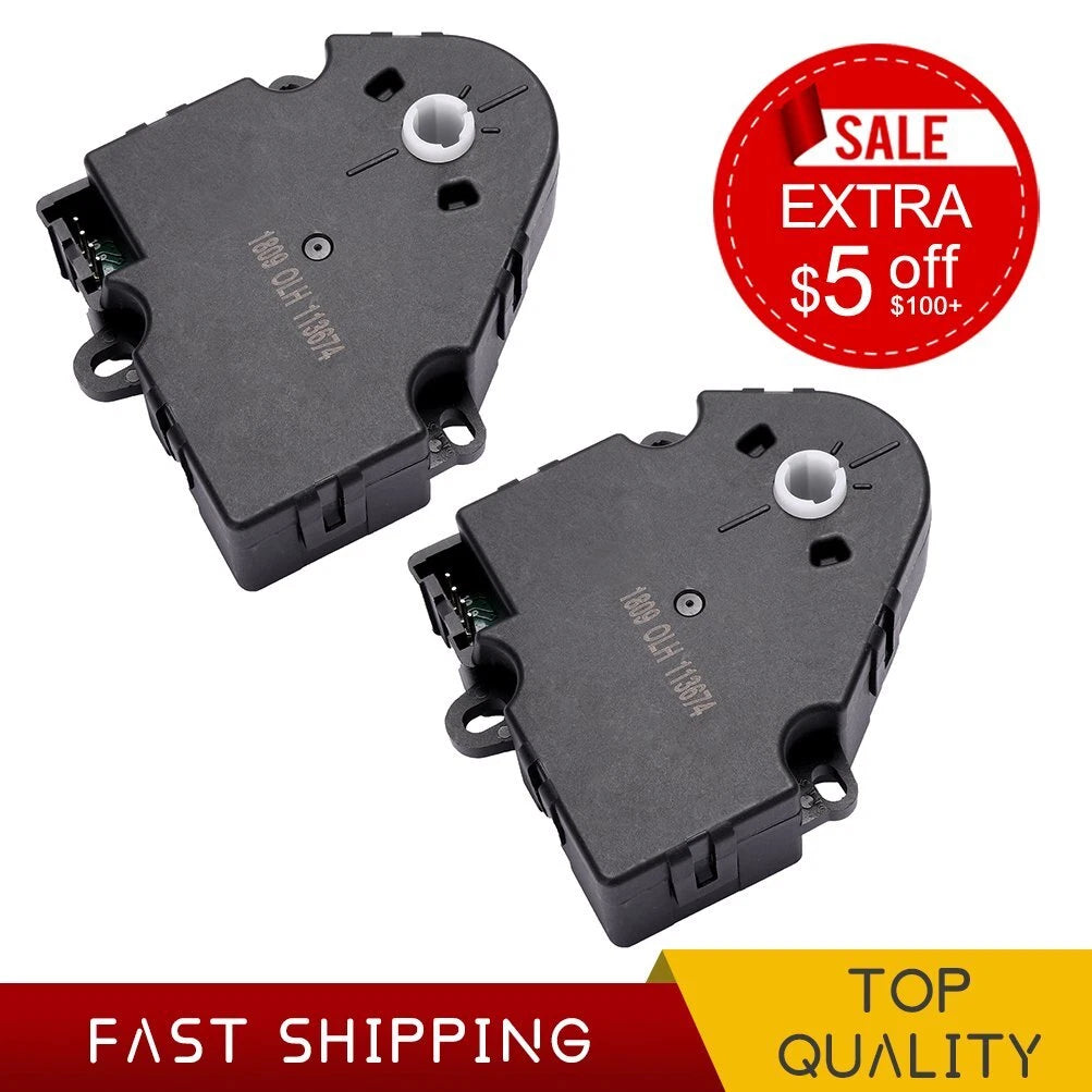 2X Air Blend Door Actuator 604-5113 for Peterbilt 379 1994–2007, 389 2008–2011