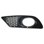 Replacement Black Chrome Driver Side Front Outer Bumper Grille