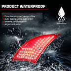 Red Lens Rear Bumper Tail Brake Lights for Lexus IS-F (2014–2015)