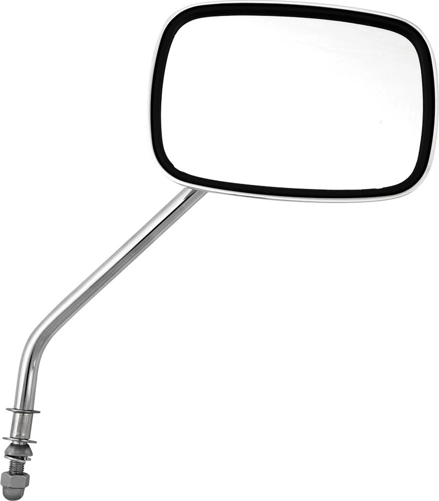 HARDDRIVE 8" Stem Chrome Mirrors for Harley Davidson (OE Style)