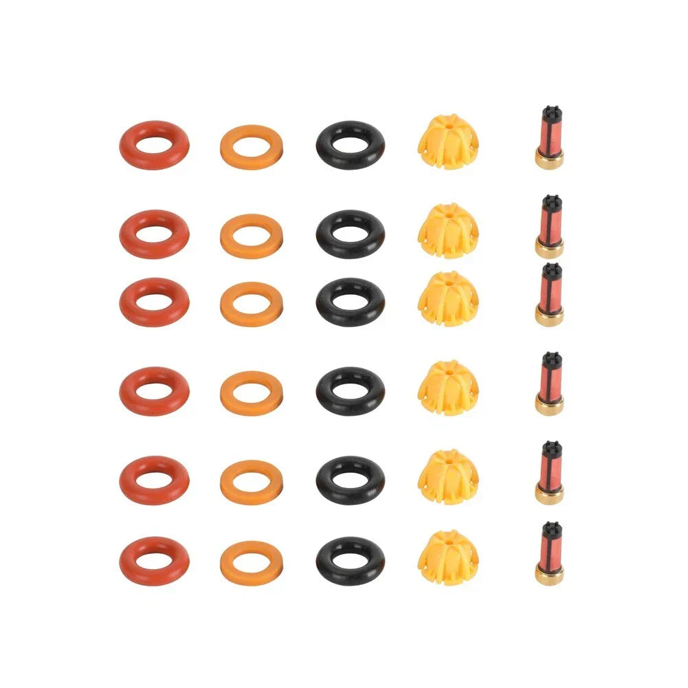 Fuel Injectors Seal Kit / 6 x / for BMW M3 325i 525i E36 E34 (1988–1999)