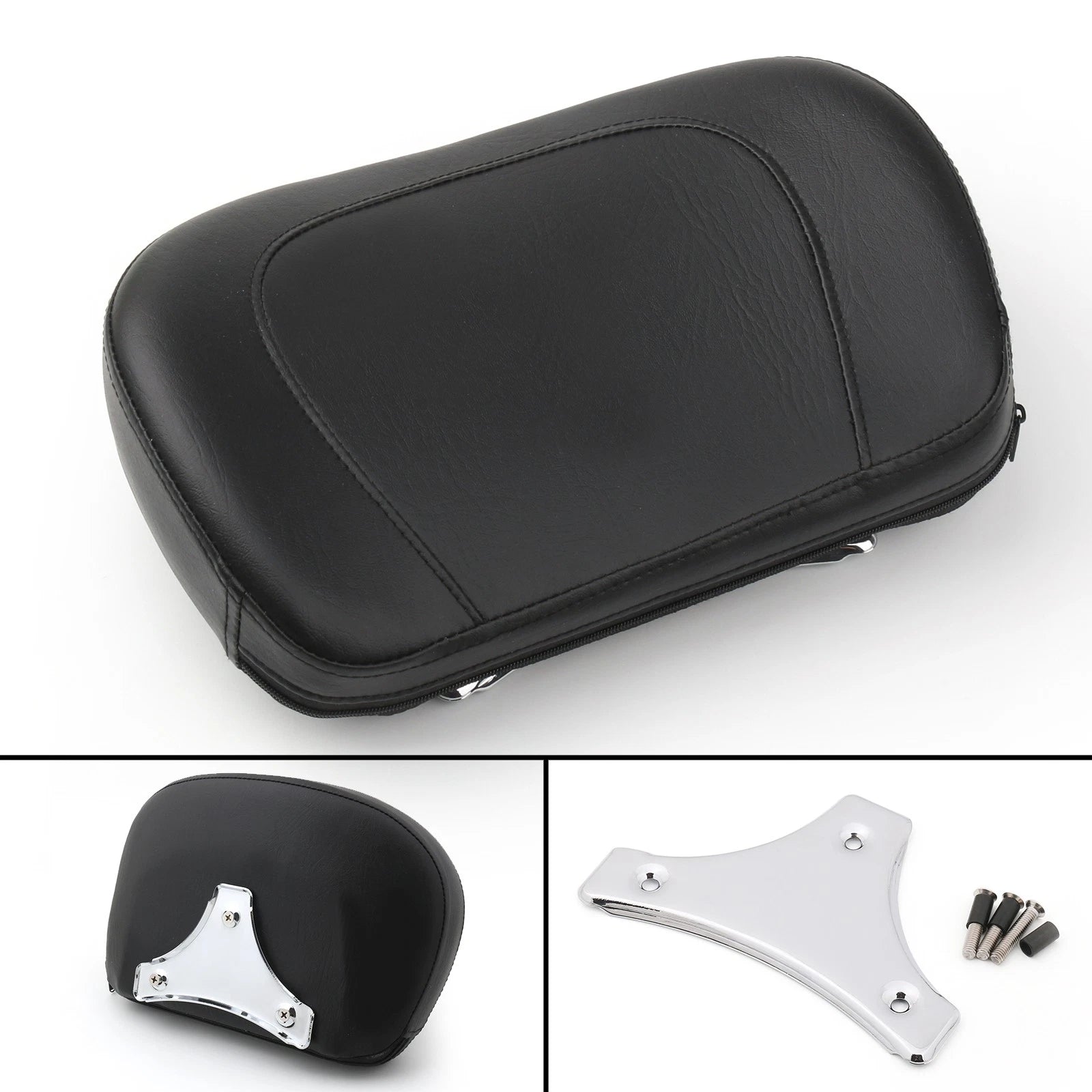 Sissy Bar Backrest Pad for Electra Glide Road King Road Glide (2009–2014)