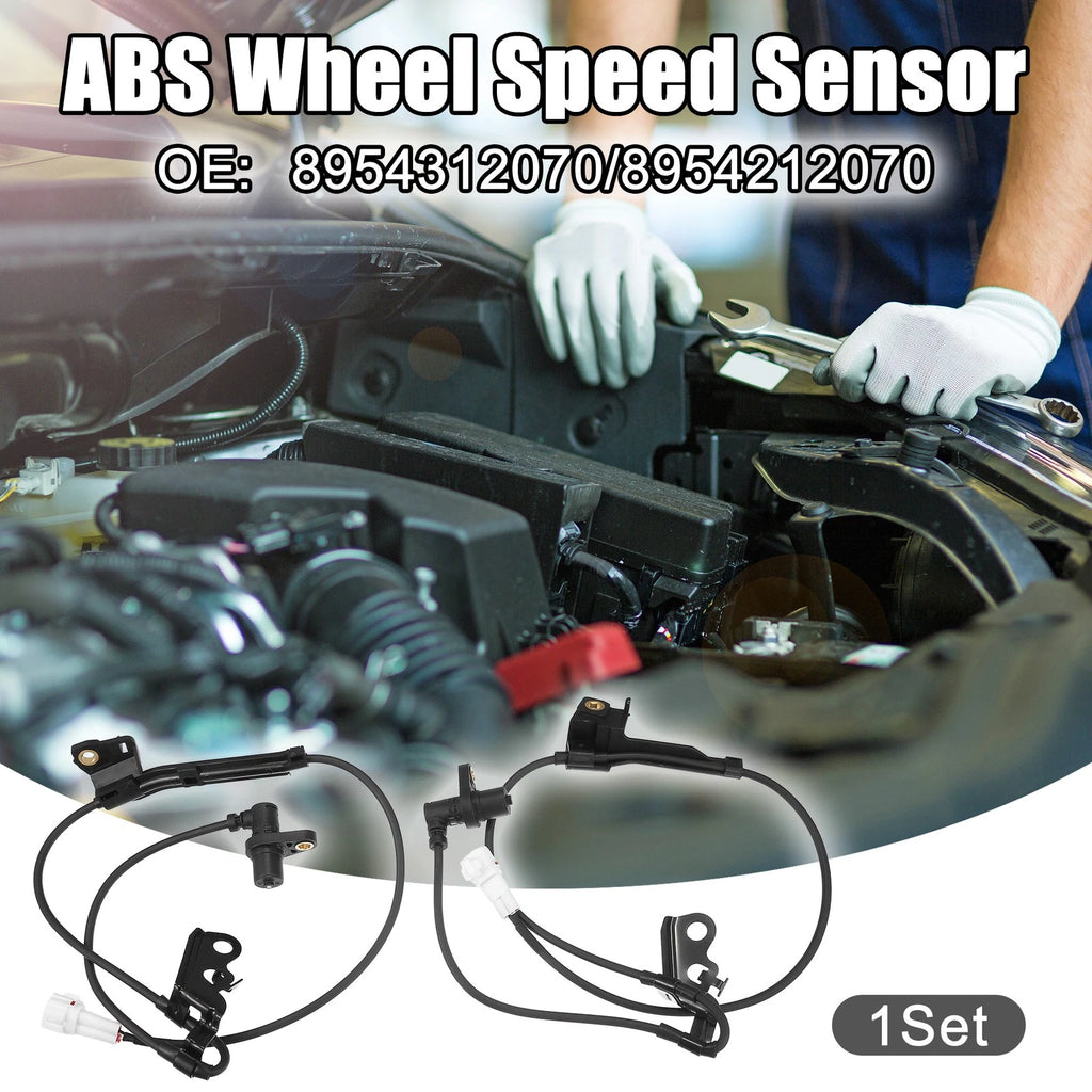 Set of 2 ABS Wheel Speed Sensors for Toyota (No. 8954312070)