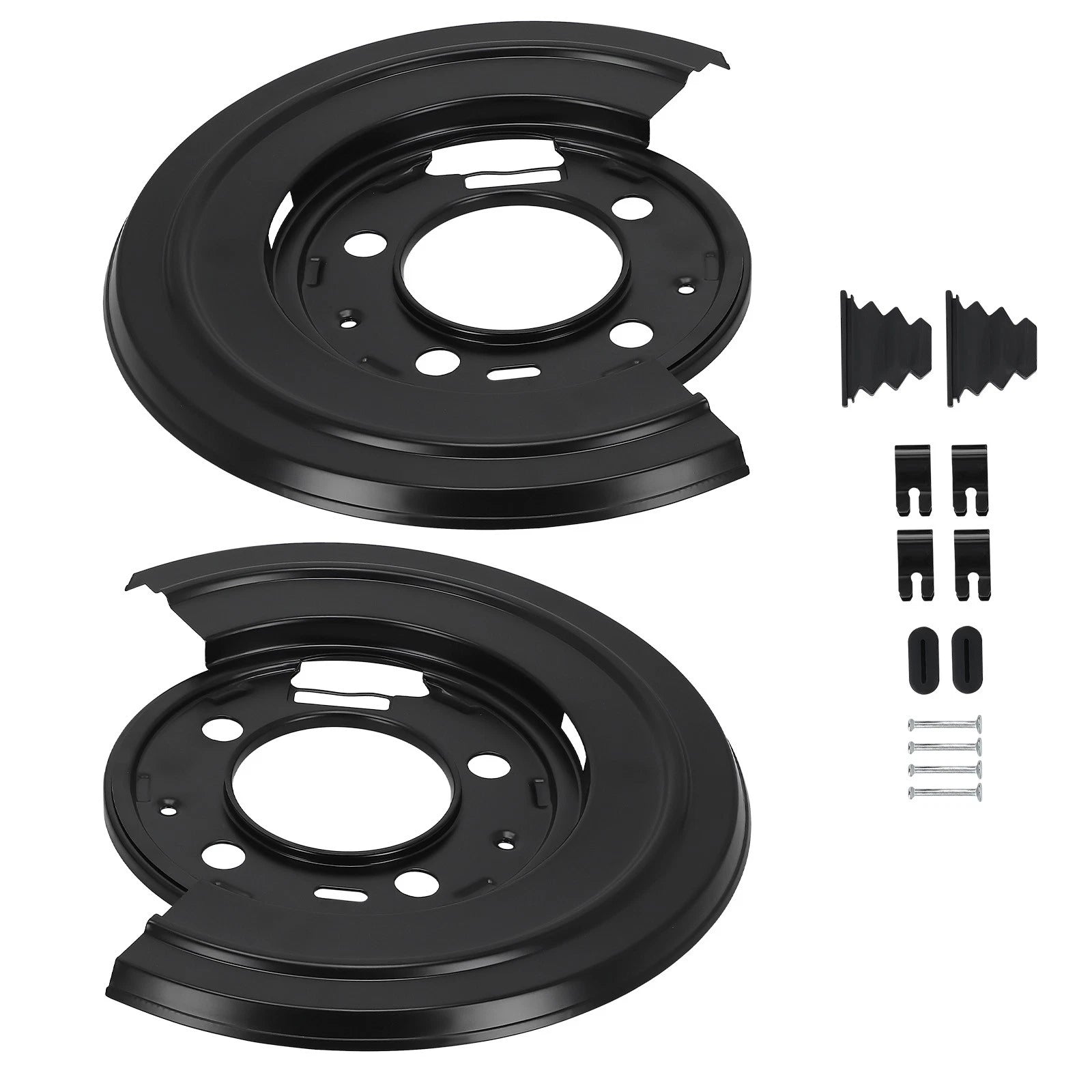 Pair Rear Brake Dust Shield Plate for Ford Excursion (2000–2005), F-450, F-550 (2011)