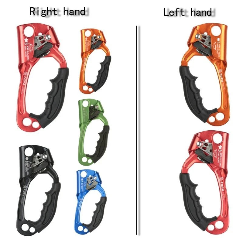 Hand Ascender for Rock Climbing Gear Rope (8-13mm)