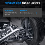 Front Struts with Coil Springs for Nissan Maxima (2009-2014)