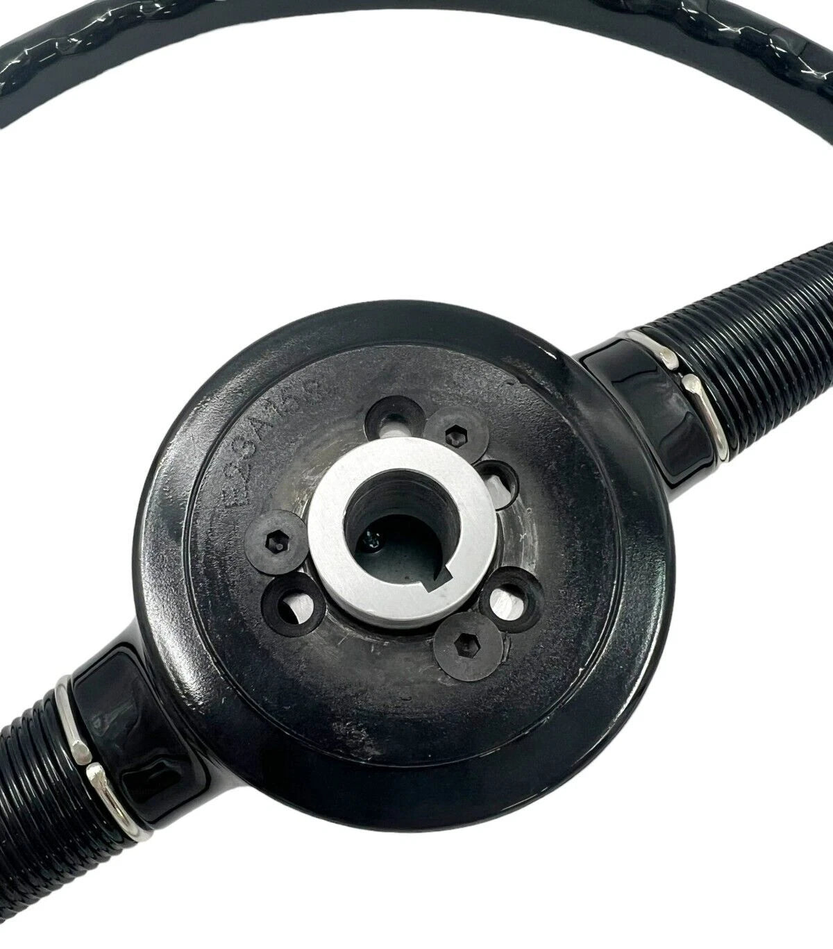 Steering Wheel Horn for 1940 Ford Deluxe Taper (16 Inch Gloss Black)