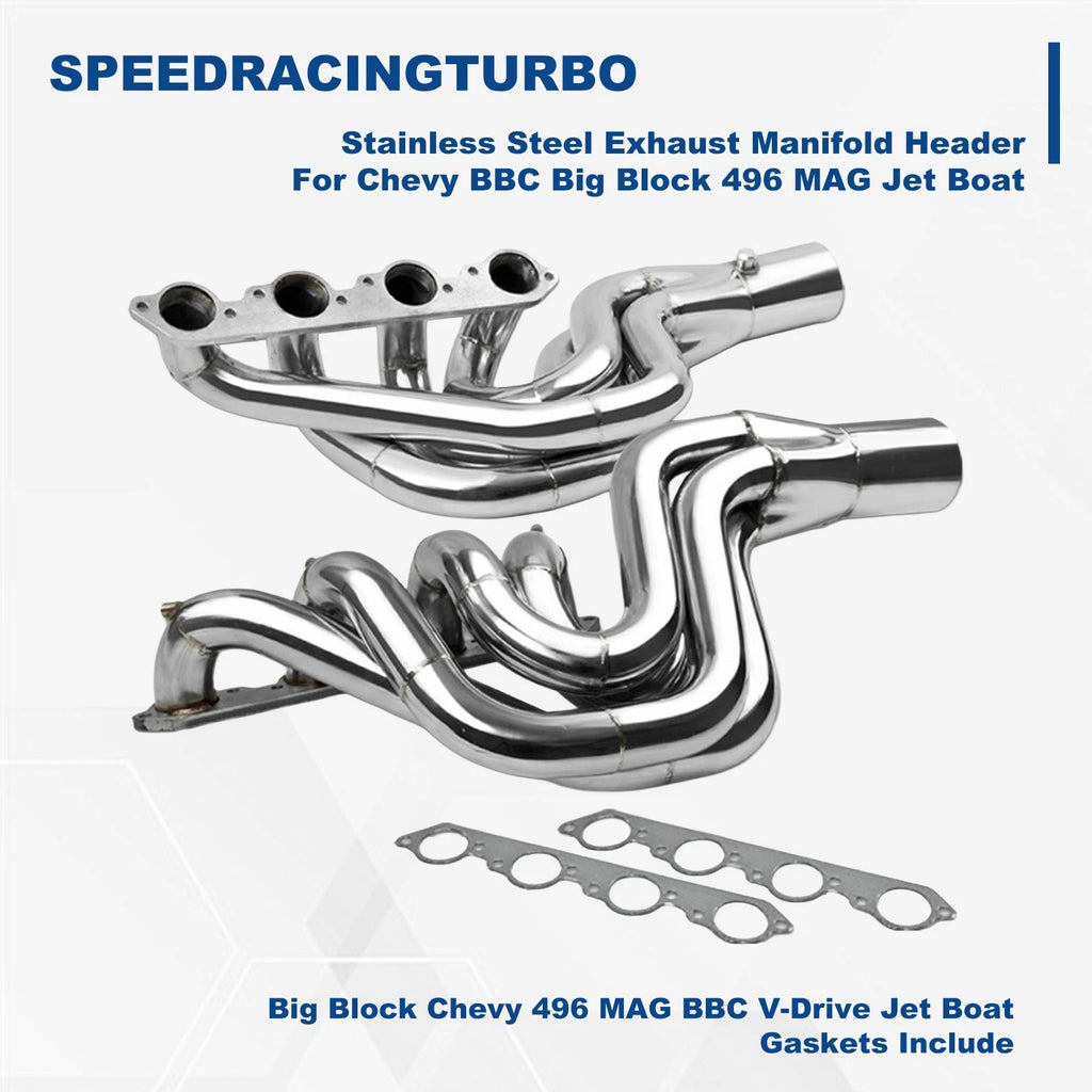 Stainless Steel Exhaust Manifold Header for Chevy Big Block 496