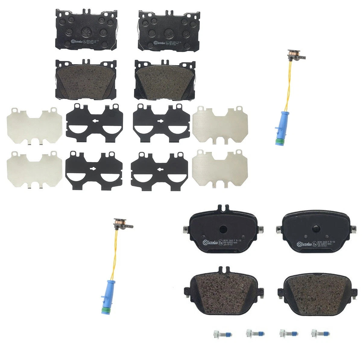 Brembo Brake Pads Sensors Kit for MB C257 N293 W213 S213 C238 (2019–2023)
