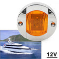 1x 12V LED Yellow Side Marker Lights for Truck Trailer RV Boat