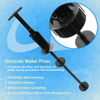 Piston Shaft Assembly for Pentair Multiport Backwash Valve (PVC)