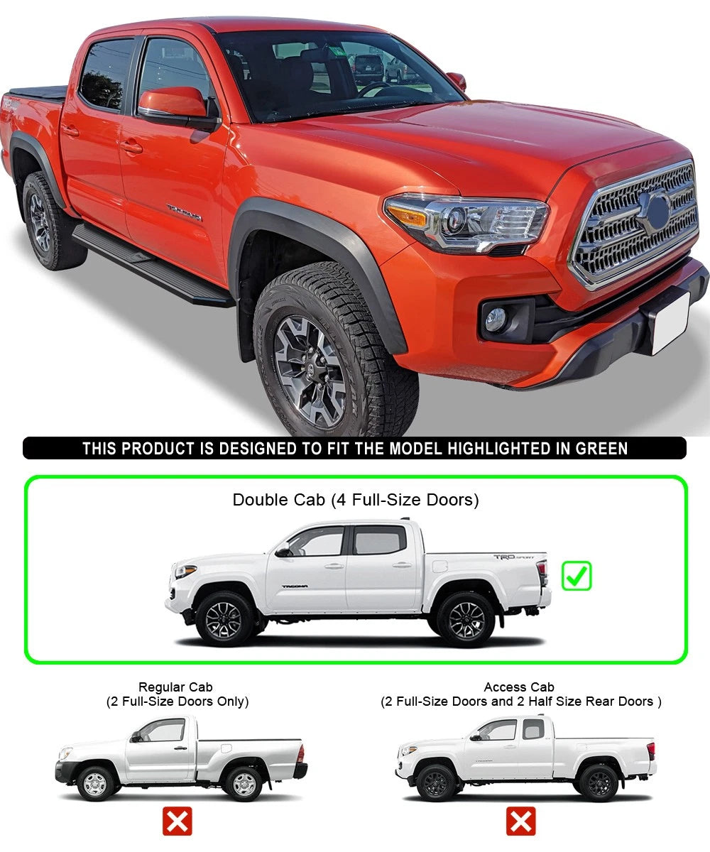 Running Boards for Toyota Tacoma Double Cab (2005-2023)
