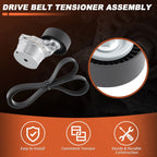 Serpentine Belt Drive Tensioner Kit 90K-39298A for Ford F-150 (2014–2023)
