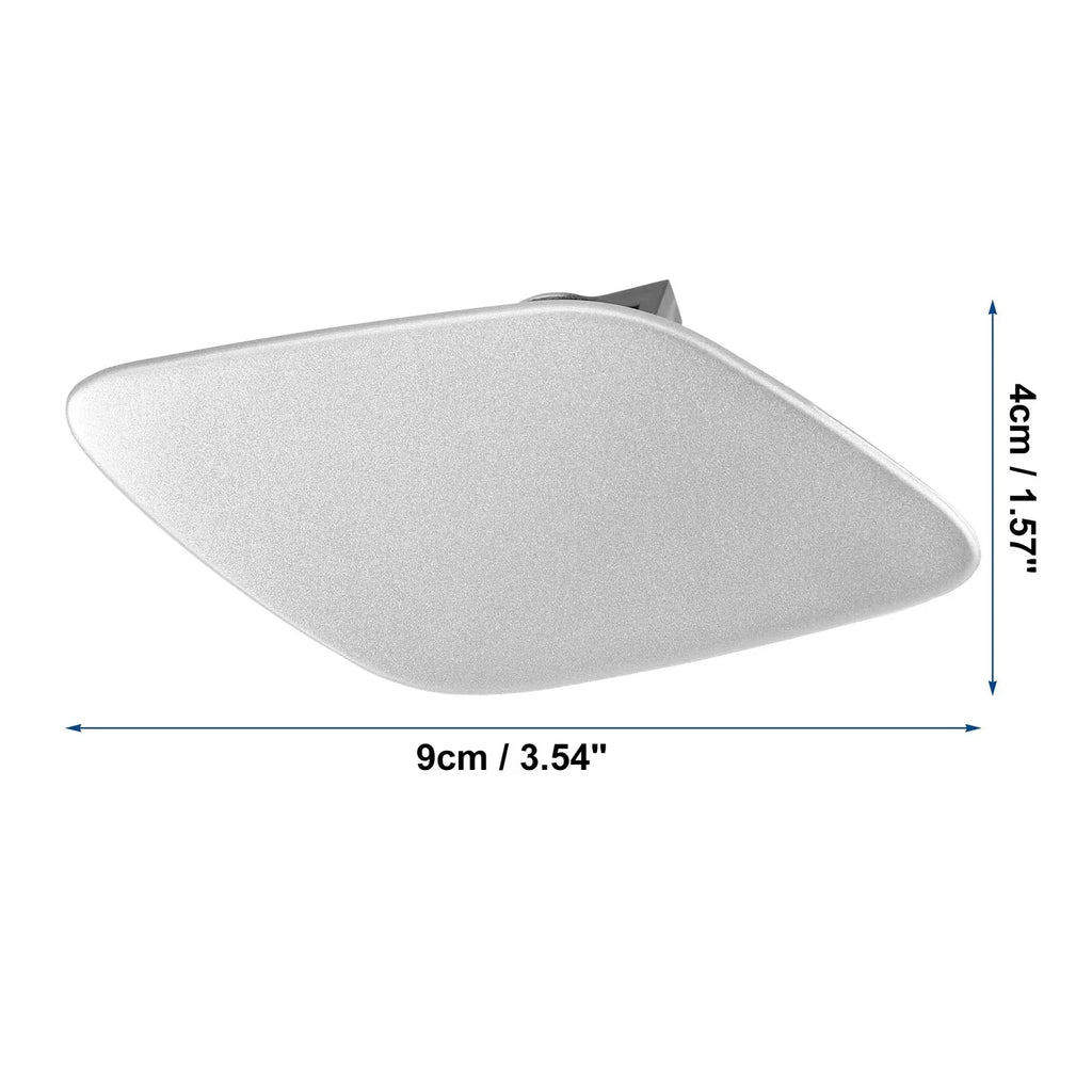 Front Right Bumper Headlight Washer Nozzle Cover Cap for BMW 328 Silver Tone