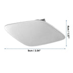 Front Right Bumper Headlight Washer Nozzle Cover Cap for BMW 328 Silver Tone