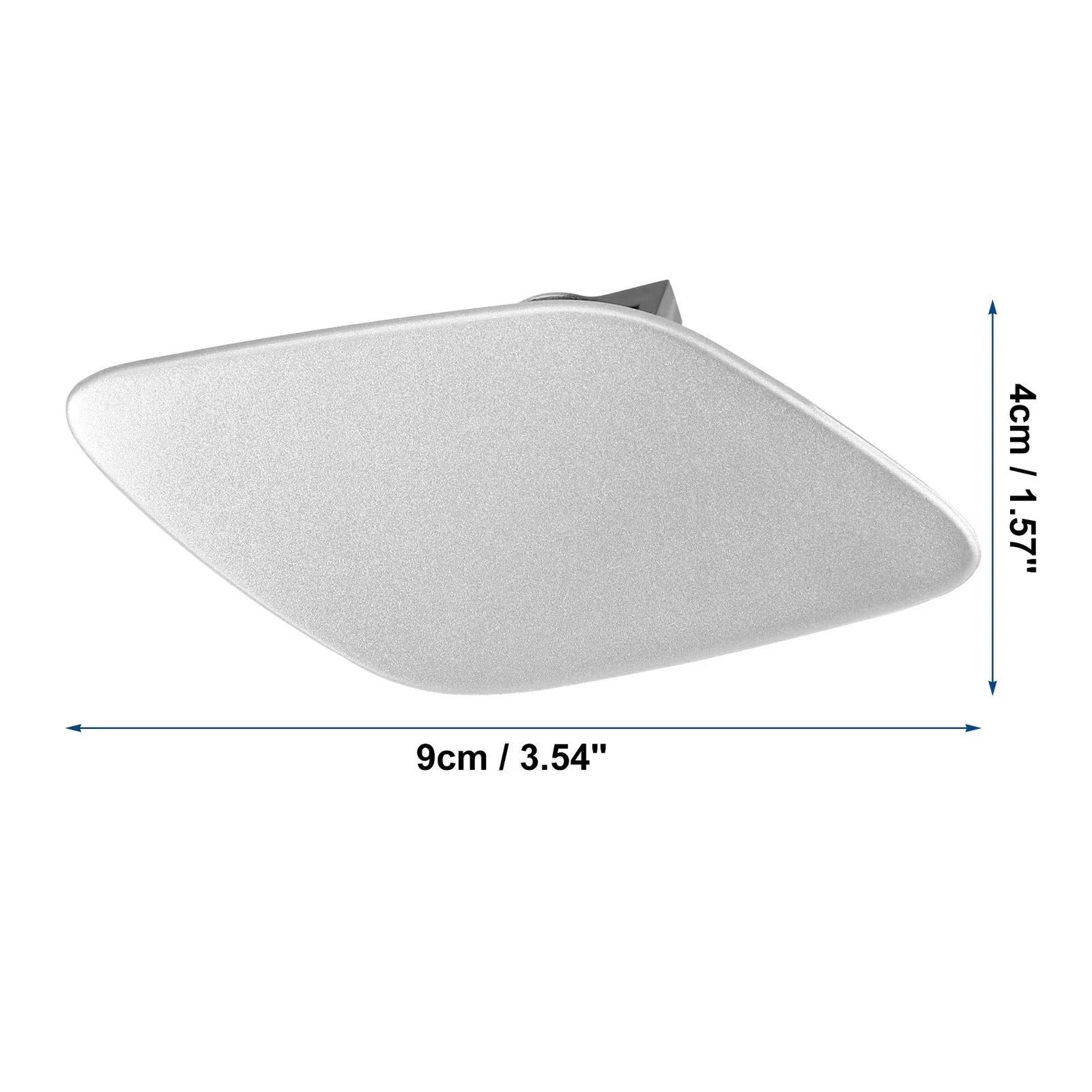 Front Right Bumper Headlight Washer Nozzle Cover Cap for BMW 328 Silver Tone