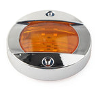 1x 12V LED Yellow Side Marker Lights for Truck Trailer RV Boat